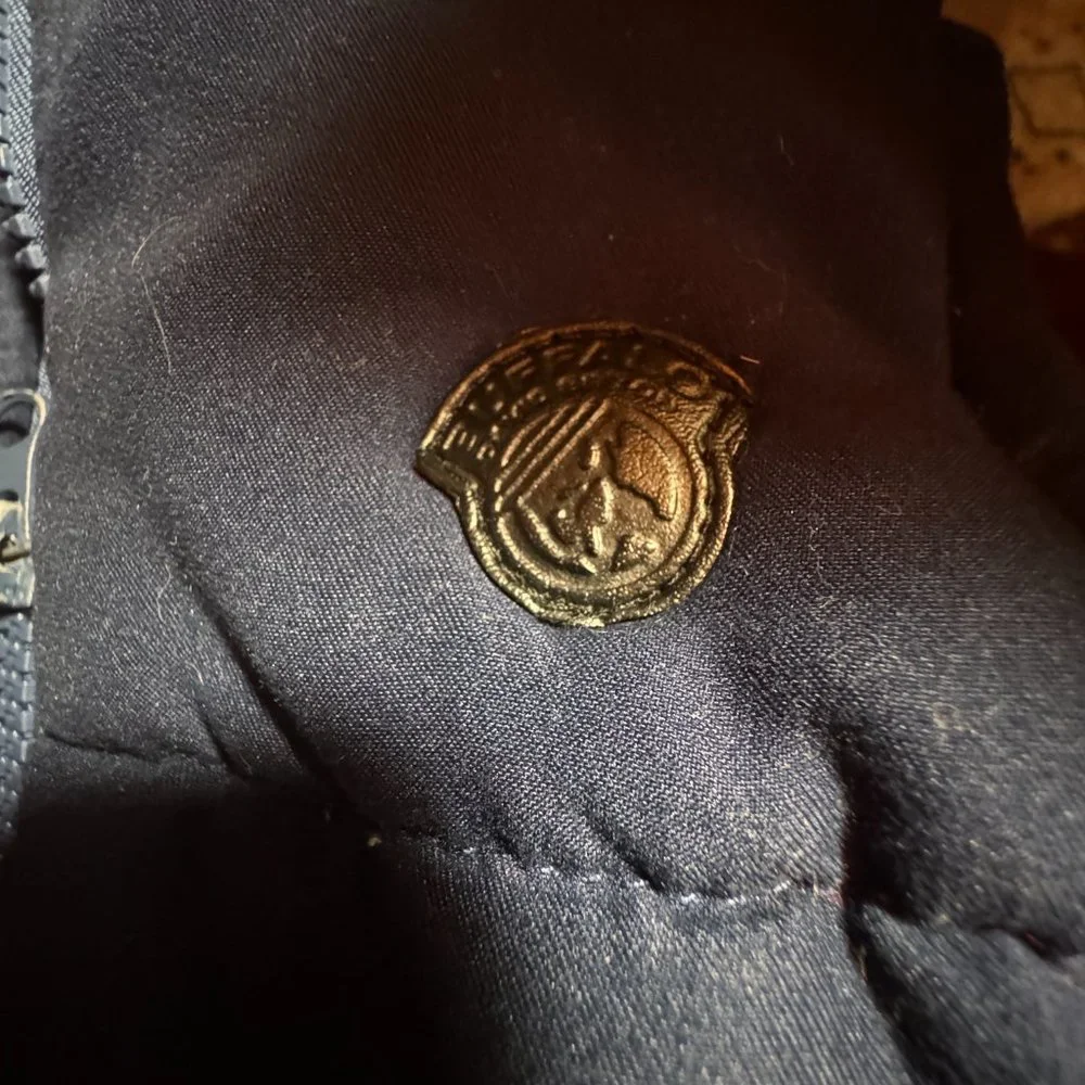 Buffalo David Bitton size 3 navy blue zip up vest